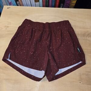 Jetty shorts women youth 24" waist burgundy